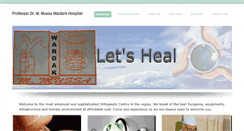 Desktop Screenshot of mussawardak-hospital.com