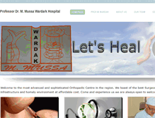 Tablet Screenshot of mussawardak-hospital.com